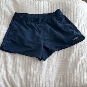 Patagonia Navy Barely Baggies Shorts 2.5in
